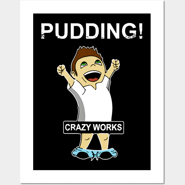Dean Winchester Pudding Crazy Works Supernatural Wall Art by Den Tbd